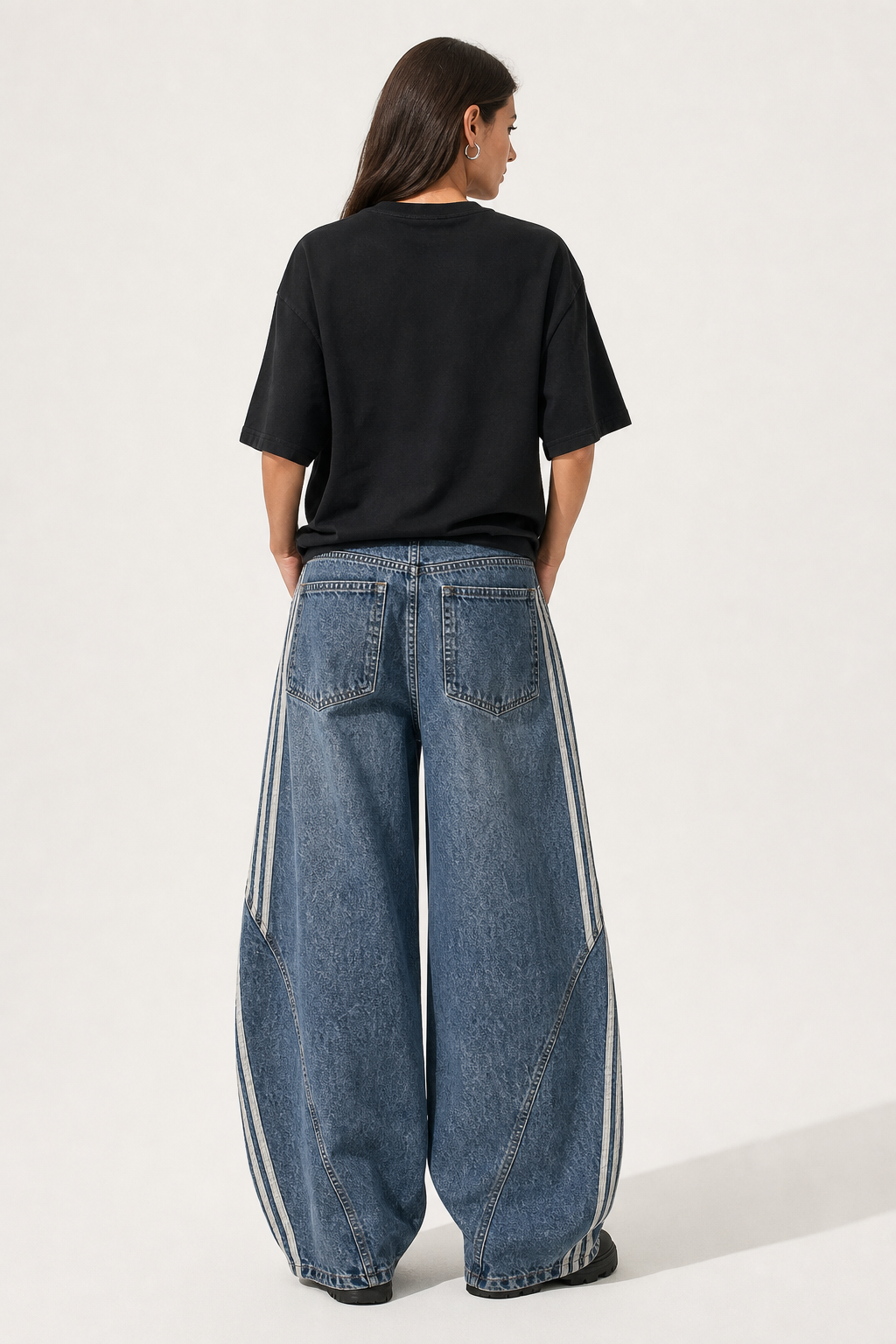 Pantalones vaqueros Axis Barrel - Azul
