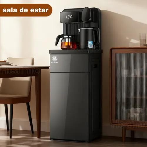 Heaimo H38b Dispensador De Agua Con Cubo Inferior Oculto, Fría Y Caliente Y Diseño Con Dos Teteras