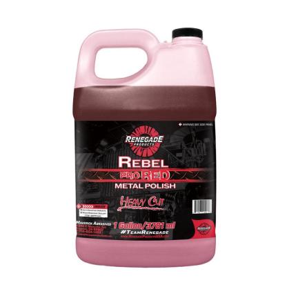 Renegade Products Pro Red pulido metálico de corte pesado 24 oz – Pulido de alta resistencia para aluminio y acero inoxidable, para oxidación y restauración