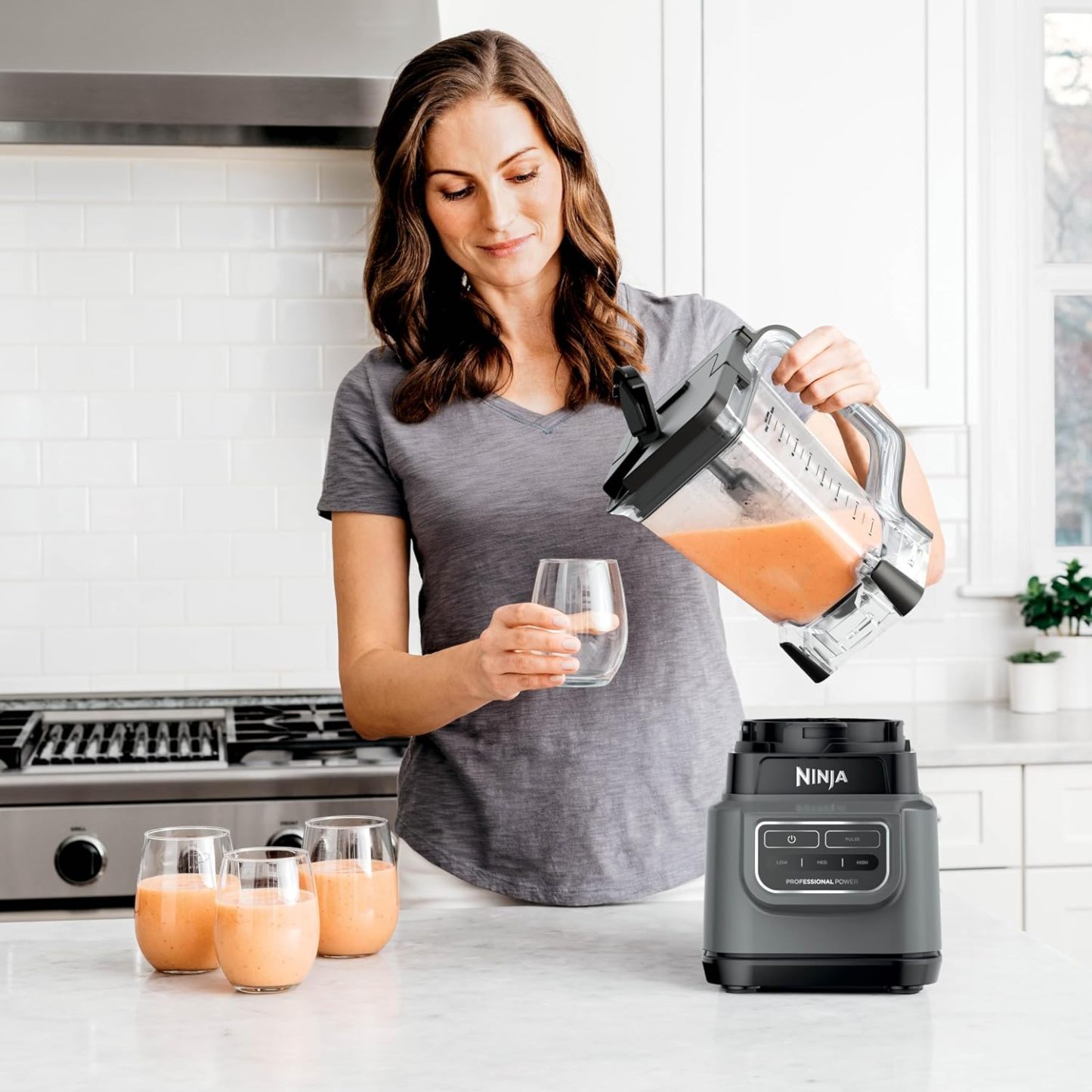 Sistema de Licuadora Ninja® Foodi® Power Pitcher con Vaso de 2.1 L, 1000 W
