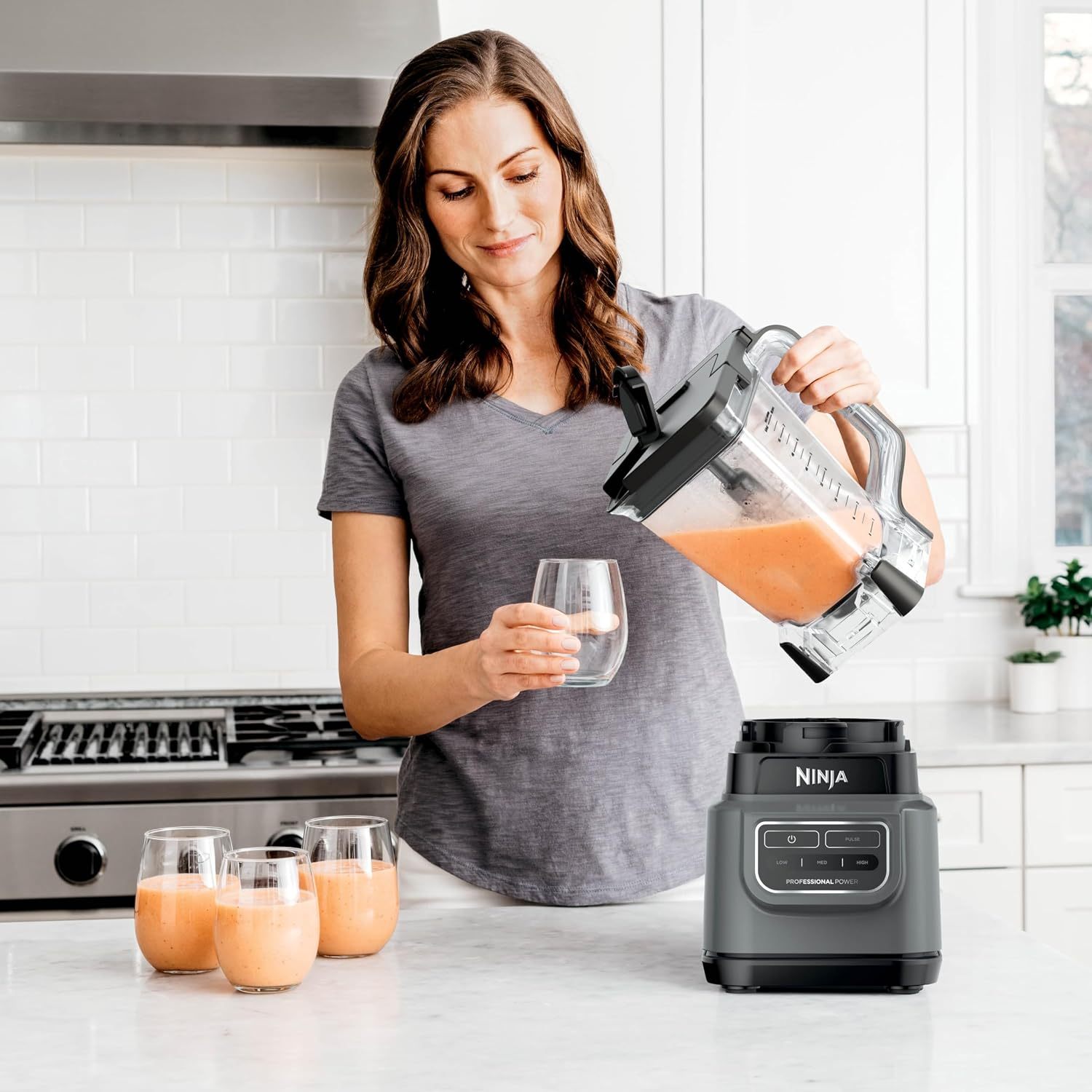 Sistema de Licuadora Ninja® Foodi® Power Pitcher con Vaso de 2.1 L, 1000 W