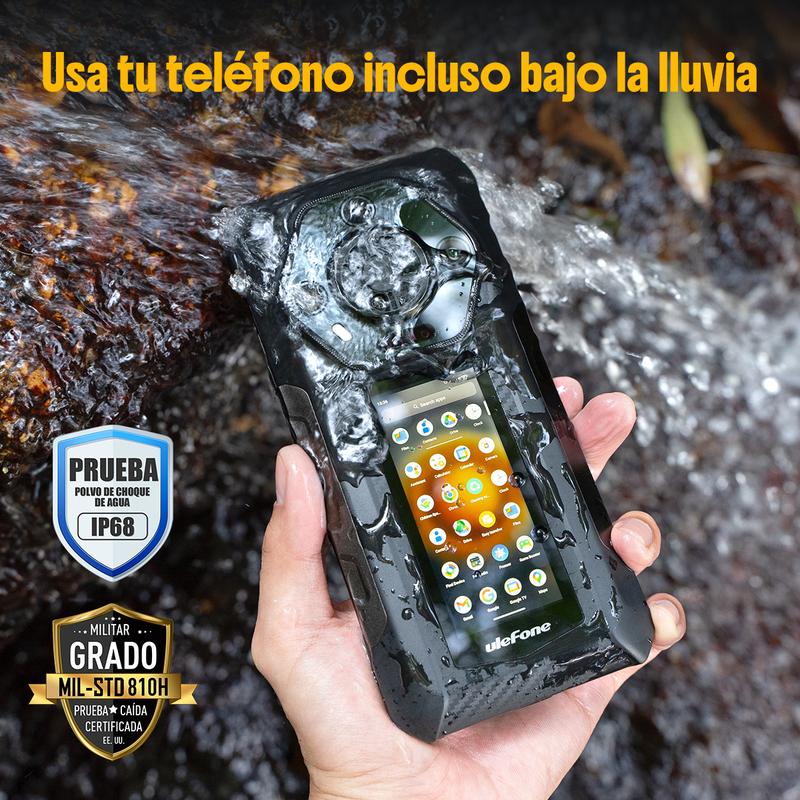 Celular con doble pantalla y resistencia extrema: Ulefone Armor 30 Pro. Perfecto para repartidores, campamentos y los que siempre buscan algo único.