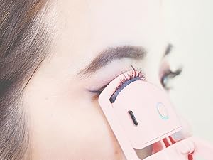 FORATS heated eyelash curler is easy to use, perfect curls just need four steps
