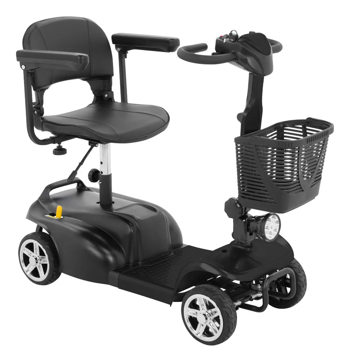 Silla De Ruedas Scooter Electrico Medico Onof Para Adulto Color Negro