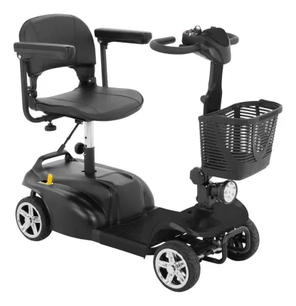 Silla De Ruedas Scooter Electrico Medico Onof Para Adulto Color Negro