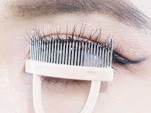 FORATS heated eyelash curler is easy to use, perfect curls just need four steps