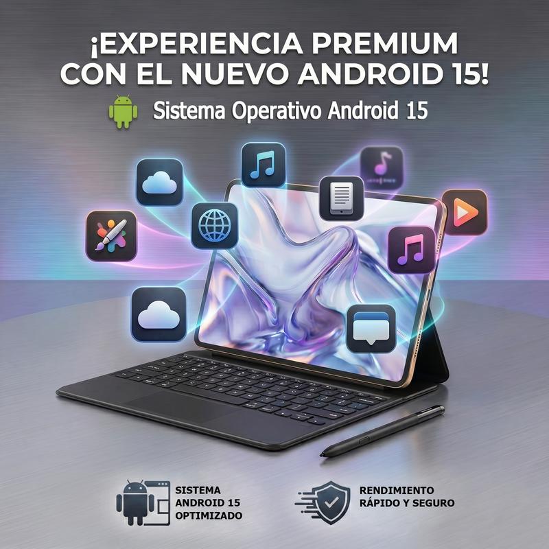 【Nuevo】S12 WIFI Tablet 10.1\" Android 15 22GB+256GB Pantalla HD para Uso Diario Trabajo o Entretenimiento 10000mAh [Súper Combo]