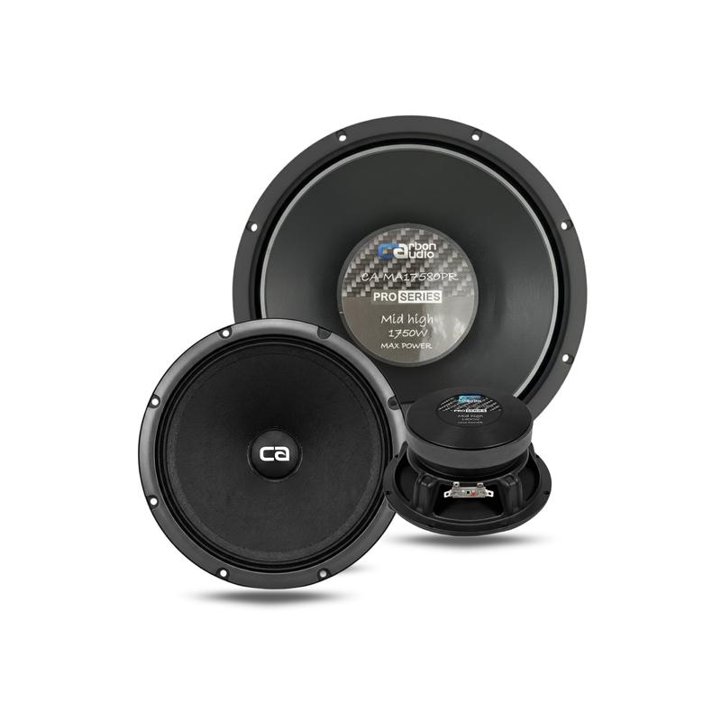 Par De Medios Altos de 6.5'' + Un Par de 8'' Ca-ma17580pr Ca-ma15065pr Carbón Audio