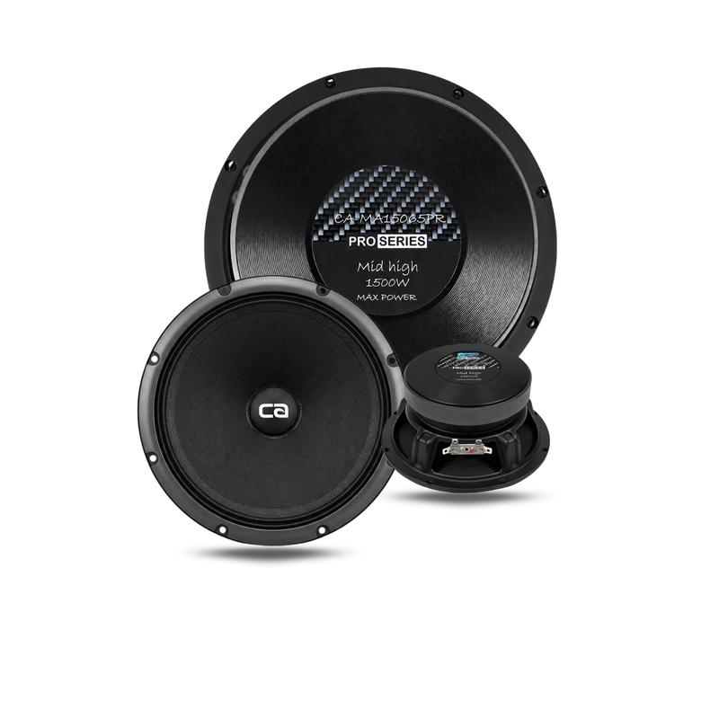 Par De Medios Altos de 6.5'' + Un Par de 8'' Ca-ma17580pr Ca-ma15065pr Carbón Audio