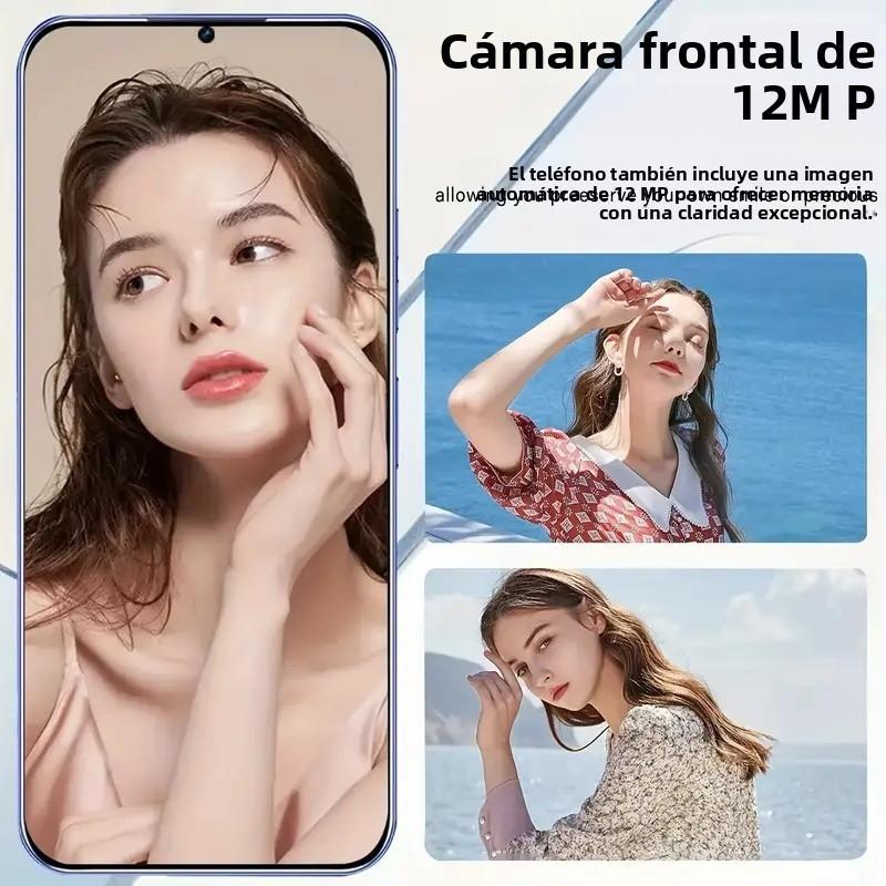 5G Teléfono Inteligente Doble SIM Sistema Android 12GB+512GB Almacenamiento Batería Rápida Almacenamiento Ampliable SIM1+SIM2 | 90Hz + Batería 6800mAh + Cámara 50MP tech | Regalos del Mundial