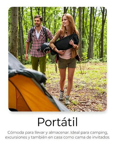 Catre Plegable Para Acampar Con Colchoneta Camastro Portátil