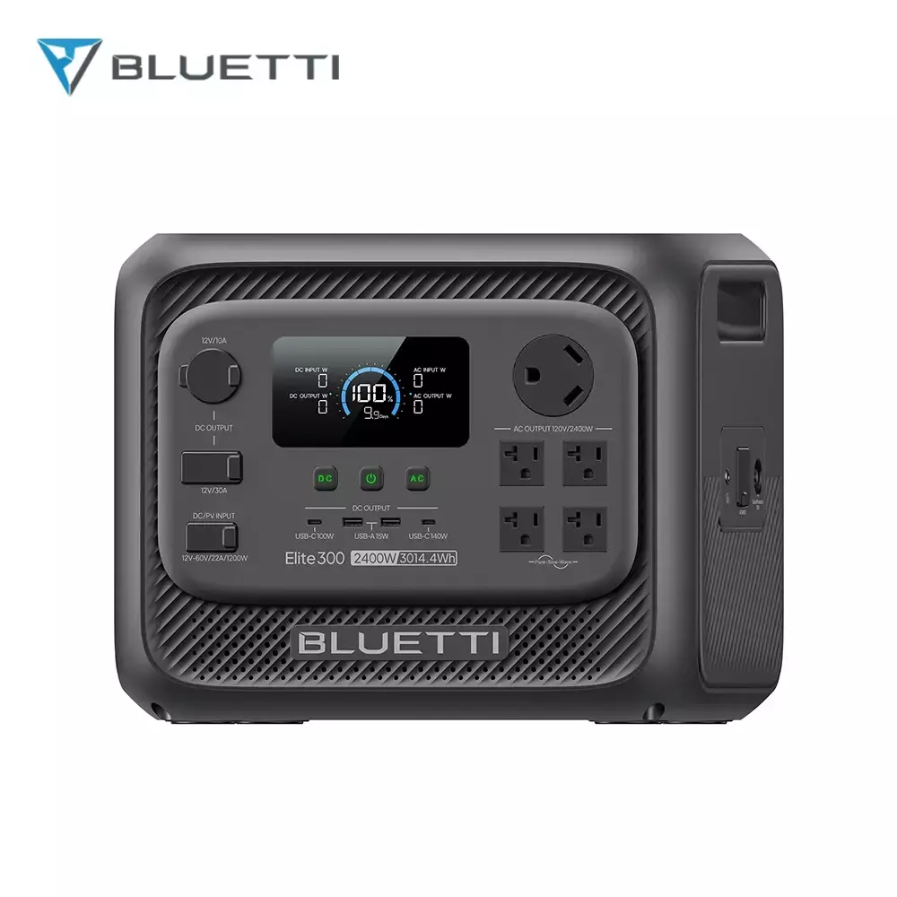 Generador Solar Bluetti Elite 300 2400W 3014.4Wh Estación Portátil