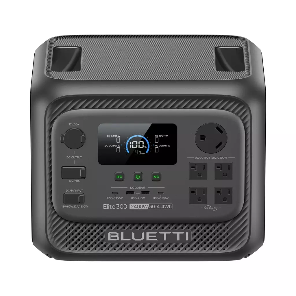Generador Solar Bluetti Elite 300 2400W 3014.4Wh Estación Portátil