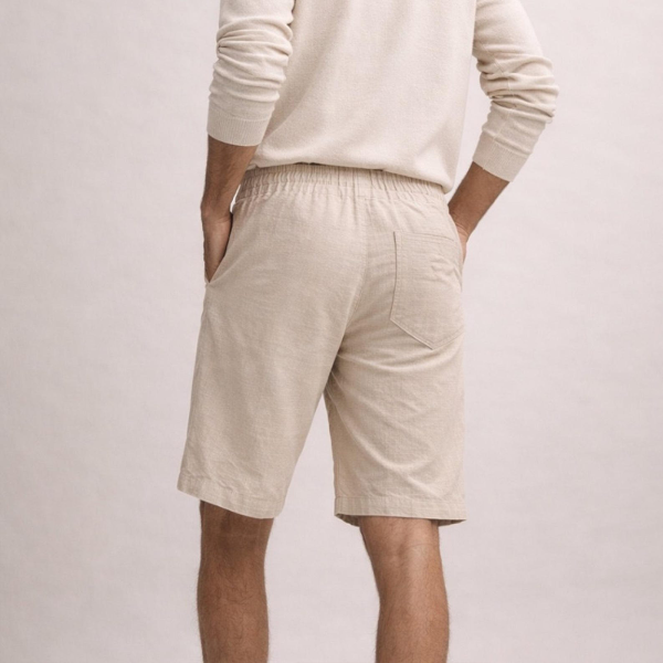 Men's Cotton-linen Shorts, Summer Beach Shorts, Knee-length Casual Shorts, And Lightweight, Breathable Urban Shorts.