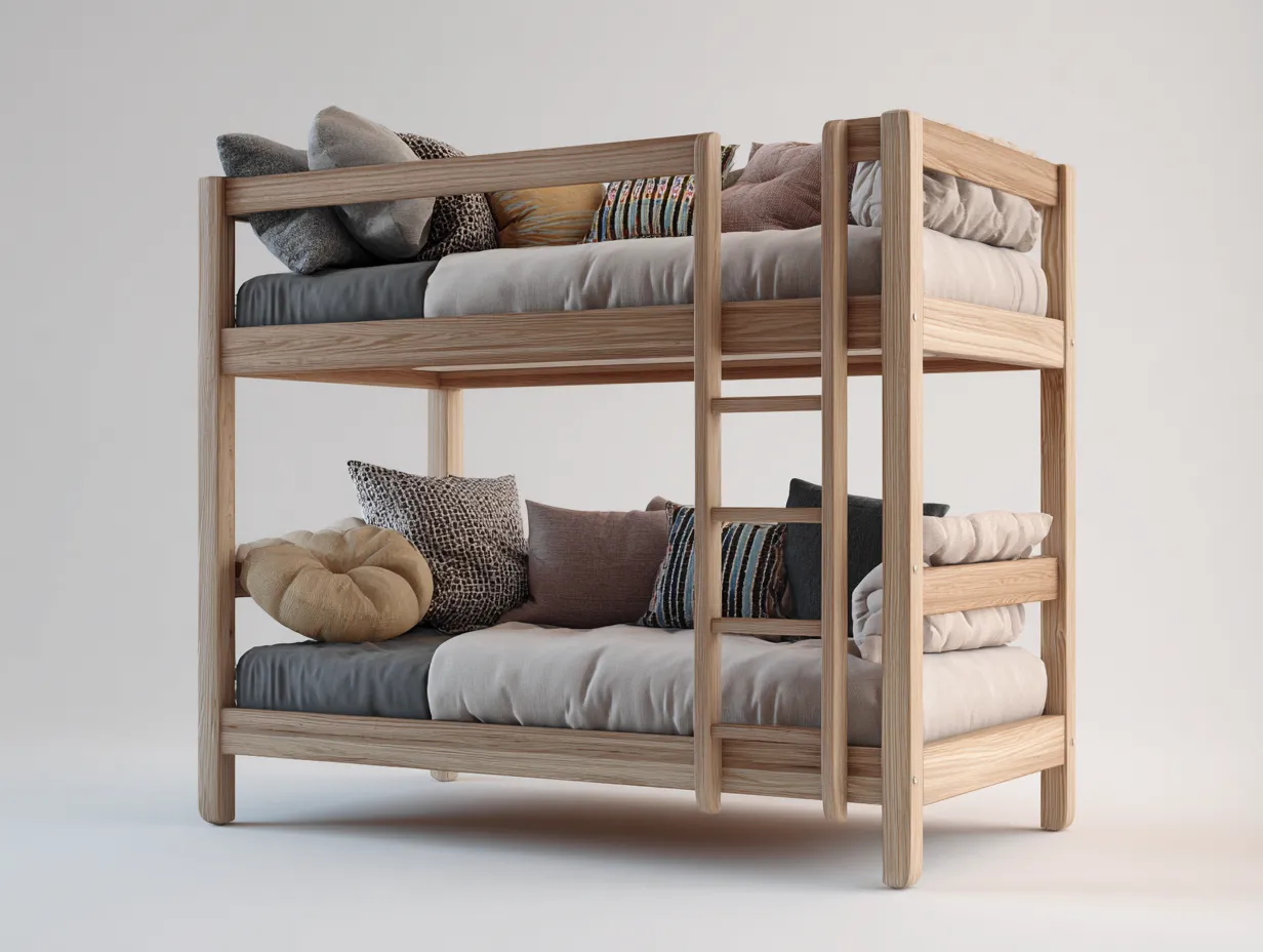 Literas madera-200x100x150 cm-marrón-diseño sencillo funcional-Denmyhub