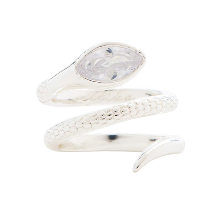 PAWZENM Silver-Plated Minimal Ring