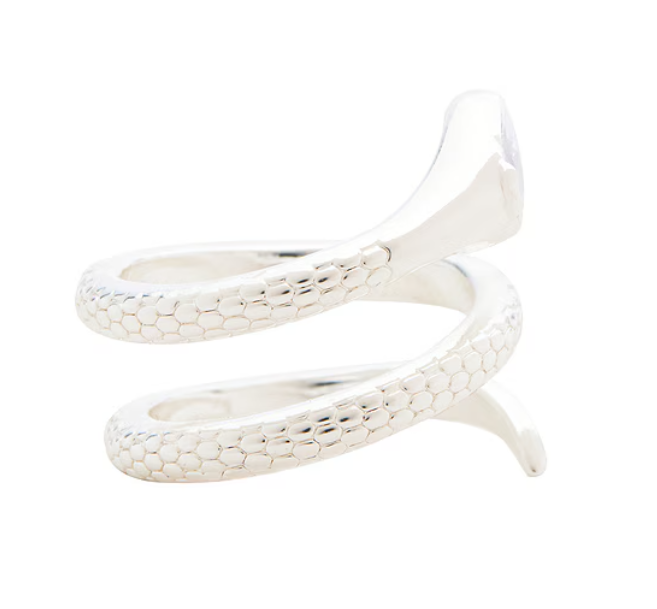 PAWZENM Silver-Plated Minimal Ring