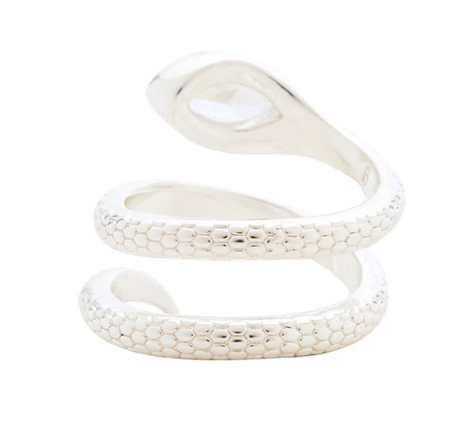 PAWZENM Silver-Plated Minimal Ring