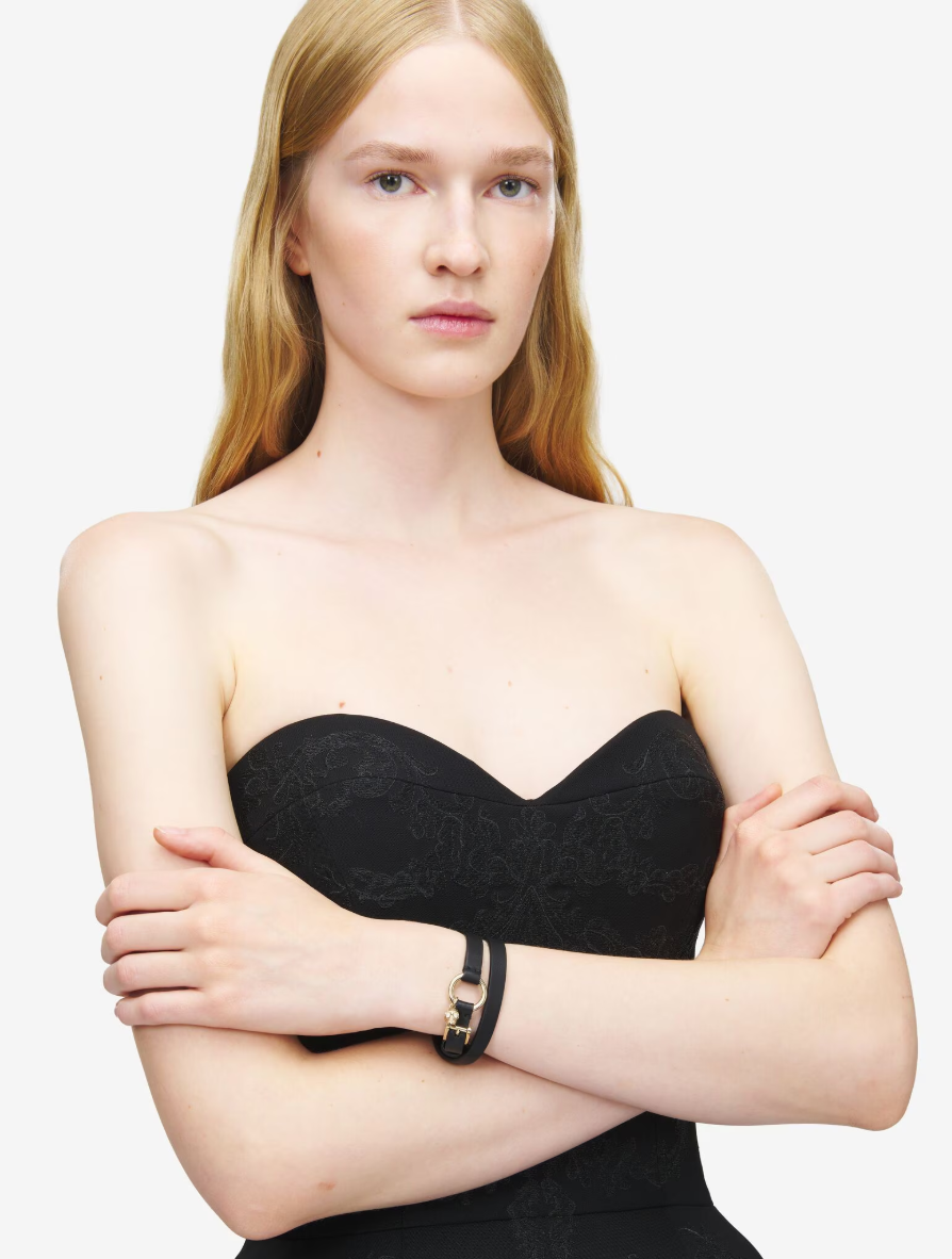 PAWZENM Double-Layer Skull Ring Bracelet