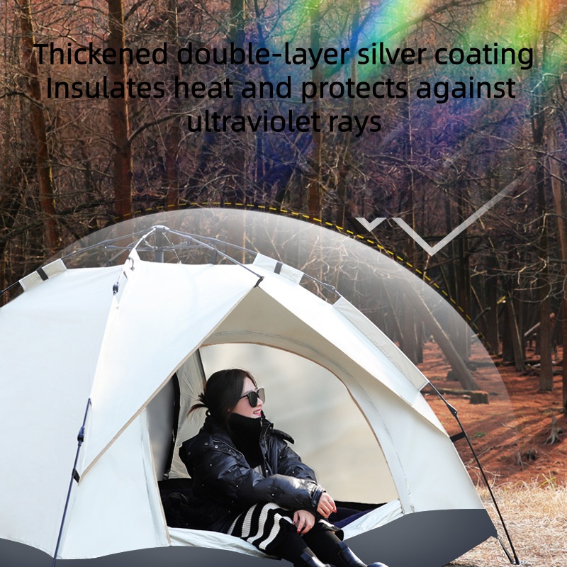 Fully automatic outdoor tent