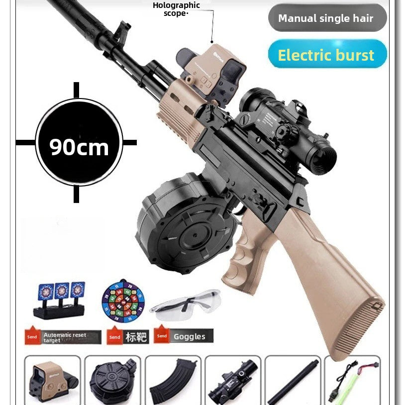 AK47 Electric Continuous Fire Gel Blaster - Children's Toy Gun