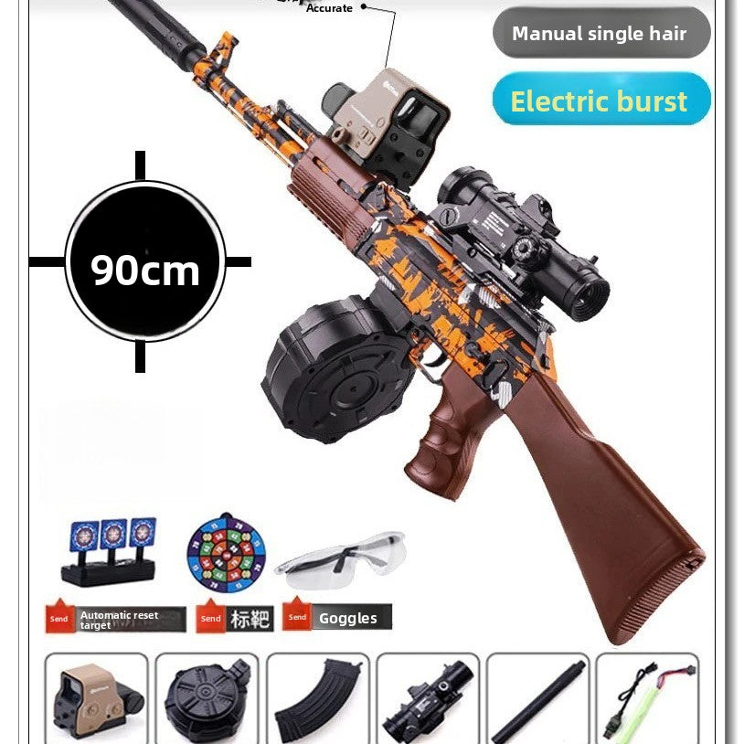 AK47 Electric Continuous Fire Gel Blaster - Children's Toy Gun