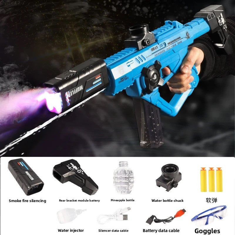 3-in-1 Electric Continuous Fire Water Gun Soft Bullet Gun-Gel Blaster