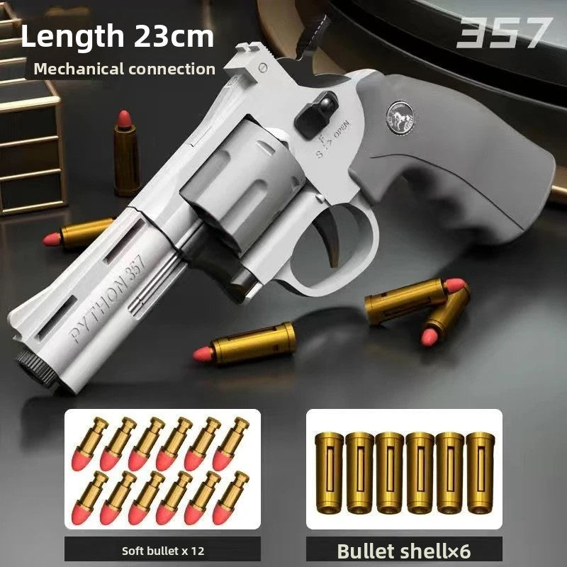 Revolver 357 ZP-5 Automatic Burst Ejection Soft Bullet Gun - Children's Toy Gun