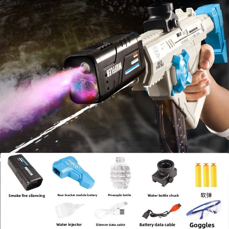 3-in-1 Electric Continuous Fire Water Gun Soft Bullet Gun-Gel Blaster