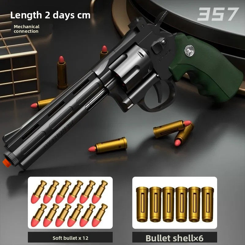 Revolver 357 ZP-5 Automatic Burst Ejection Soft Bullet Gun - Children's Toy Gun