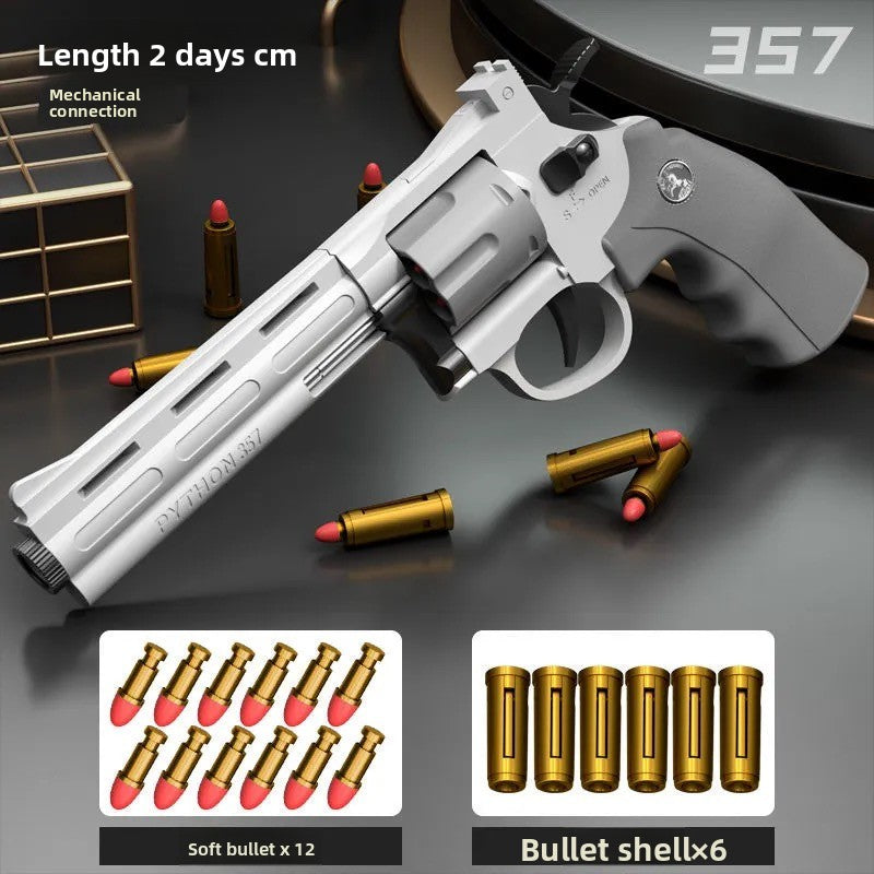 Revolver 357 ZP-5 Automatic Burst Ejection Soft Bullet Gun - Children's Toy Gun