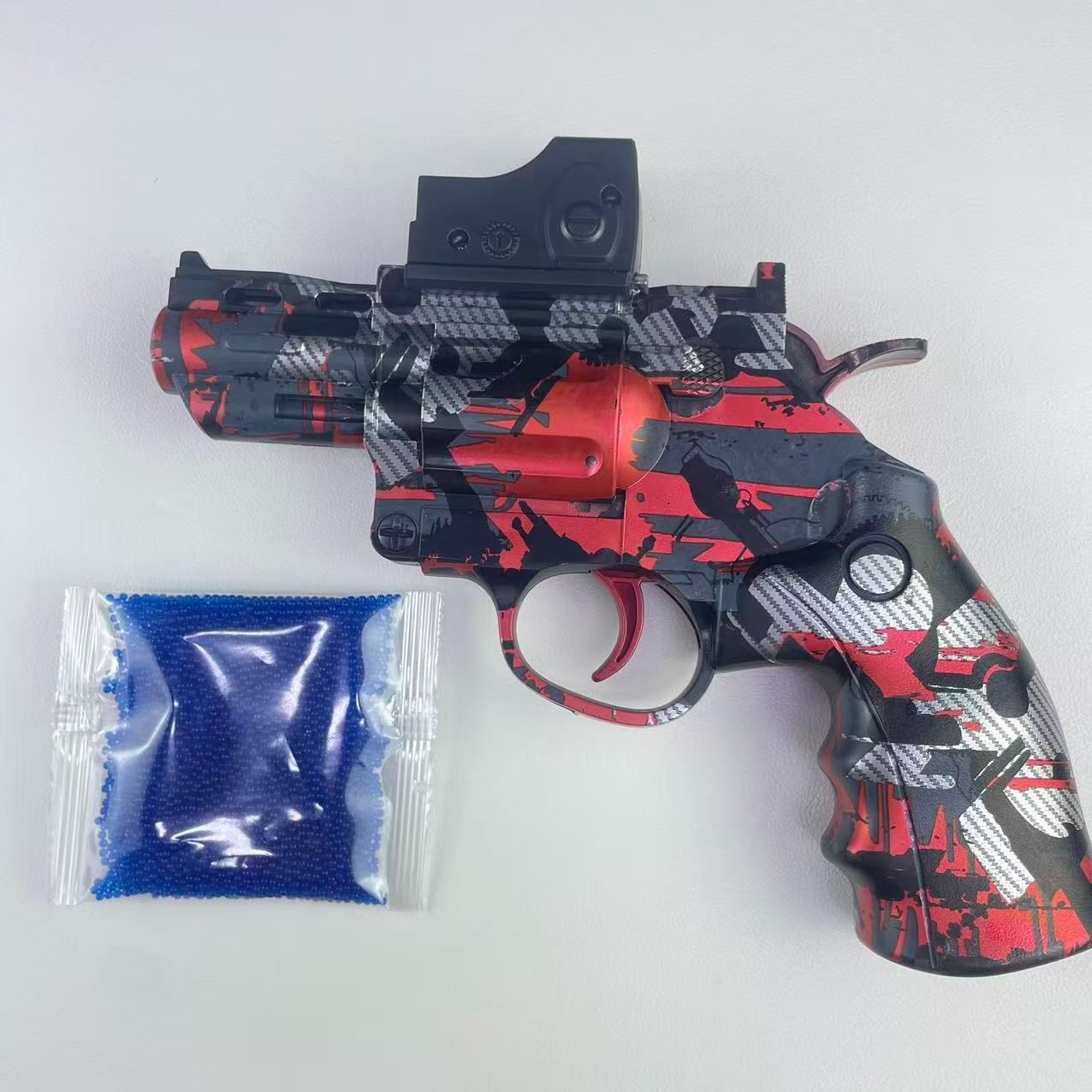 Lehui Manual Continuous-Fire Revolver Gel Blaster