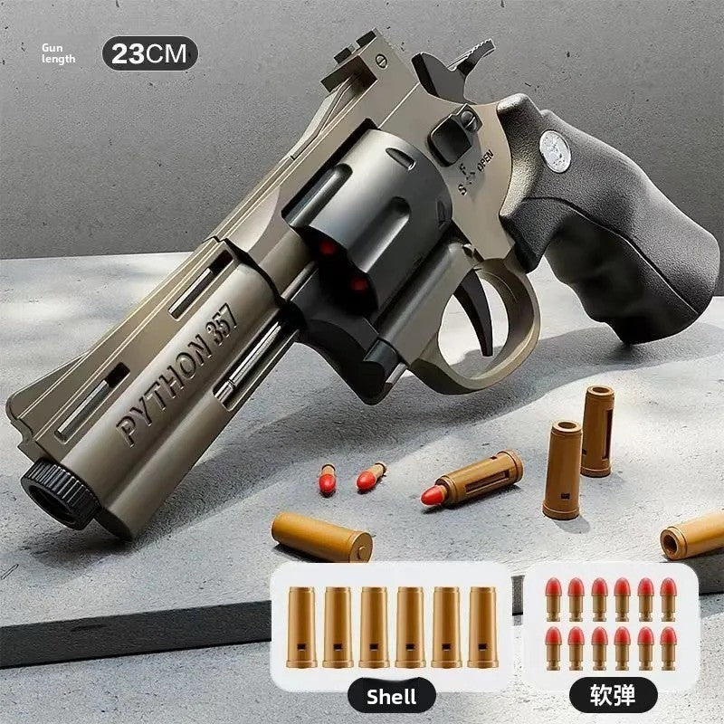 Revolver 357 ZP-5 Automatic Burst Ejection Soft Bullet Gun - Children's Toy Gun