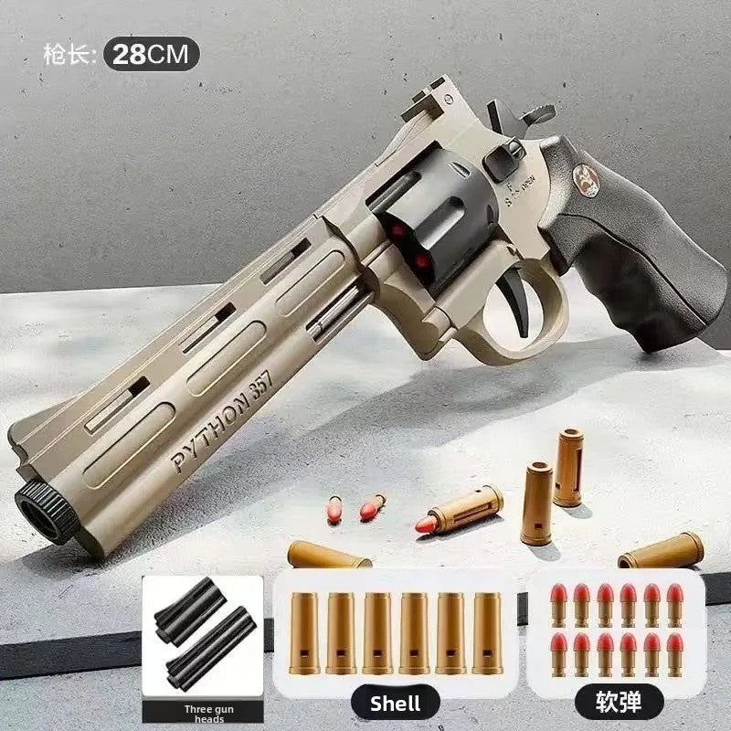 Revolver 357 ZP-5 Automatic Burst Ejection Soft Bullet Gun - Children's Toy Gun