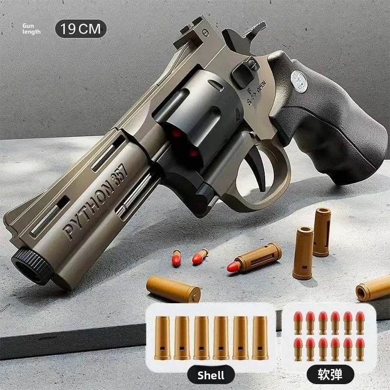 Revolver 357 ZP-5 Automatic Burst Ejection Soft Bullet Gun - Children's Toy Gun