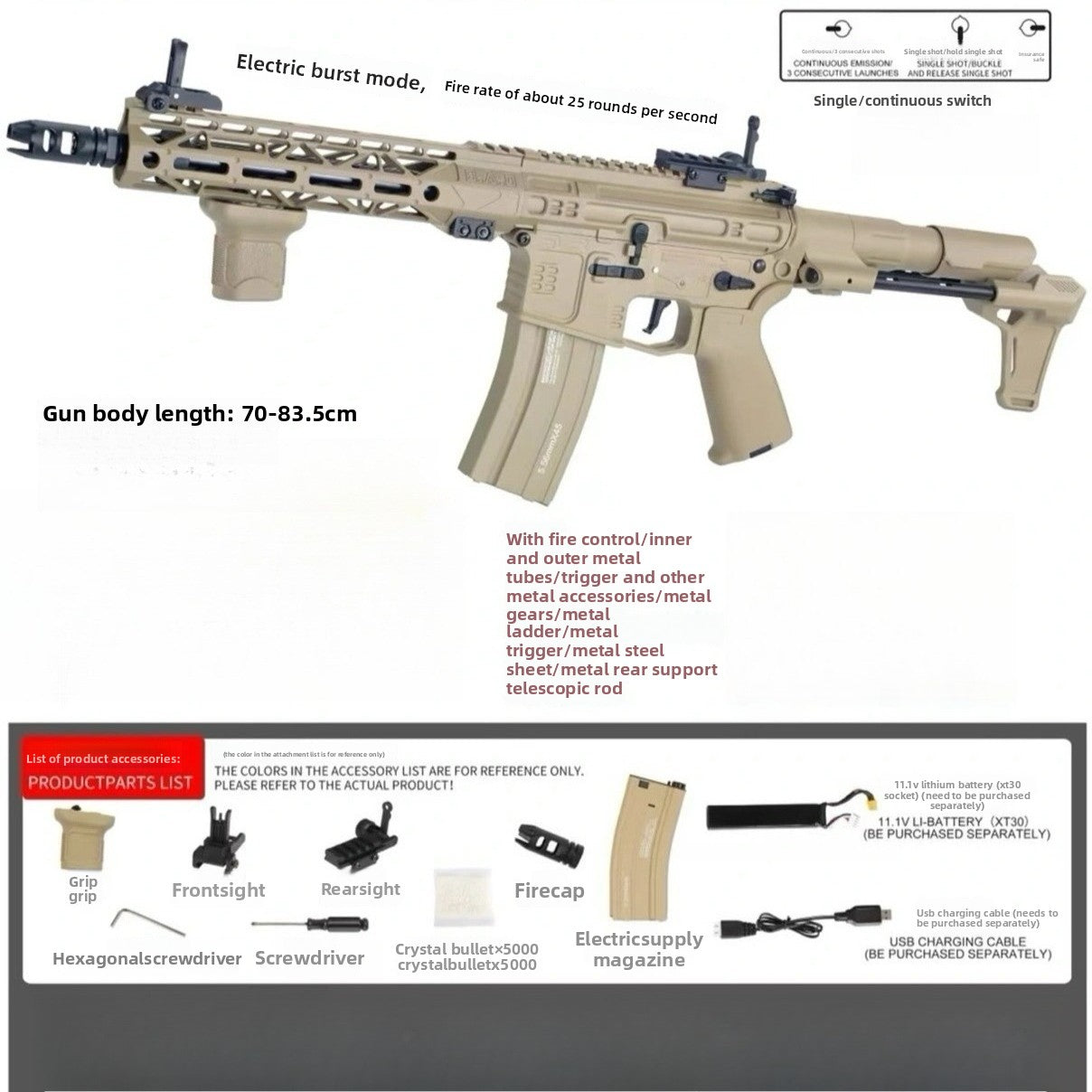 Bohan SLR3.0 Electric Gel Blaster
