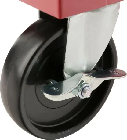 AREBOS Werkstattwagen 7 Schubladen | abschließbar, Antirutschmatten, Rot