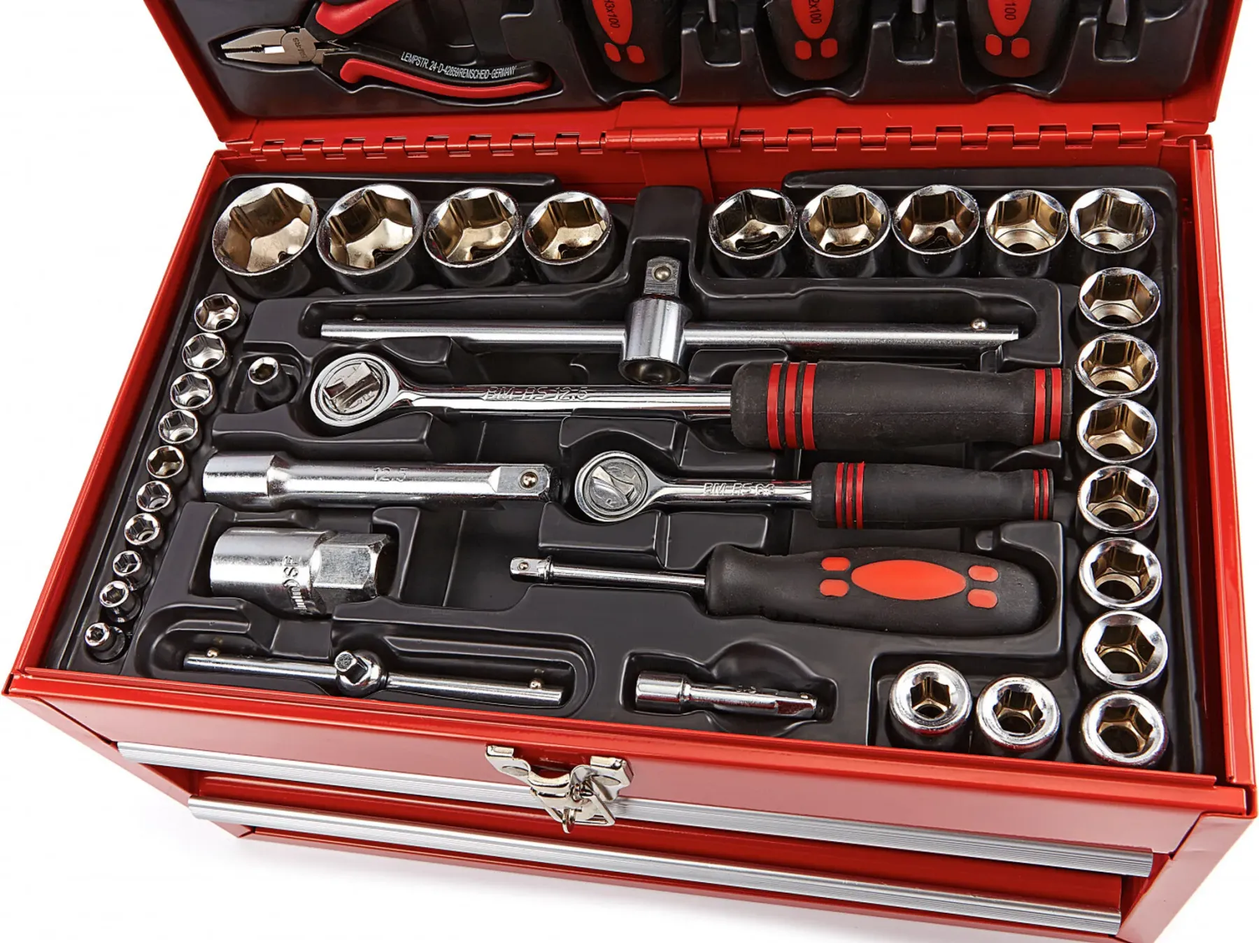 BRÜDER MANNESMANN Werkzeug-Satz 155-tlg in Werkzeugbox