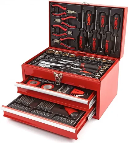BRÜDER MANNESMANN Werkzeug-Satz 155-tlg in Werkzeugbox