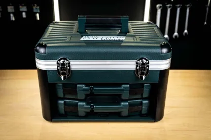 Mannesmann Werkzeugbox mit Schubladen, 163-tlg.