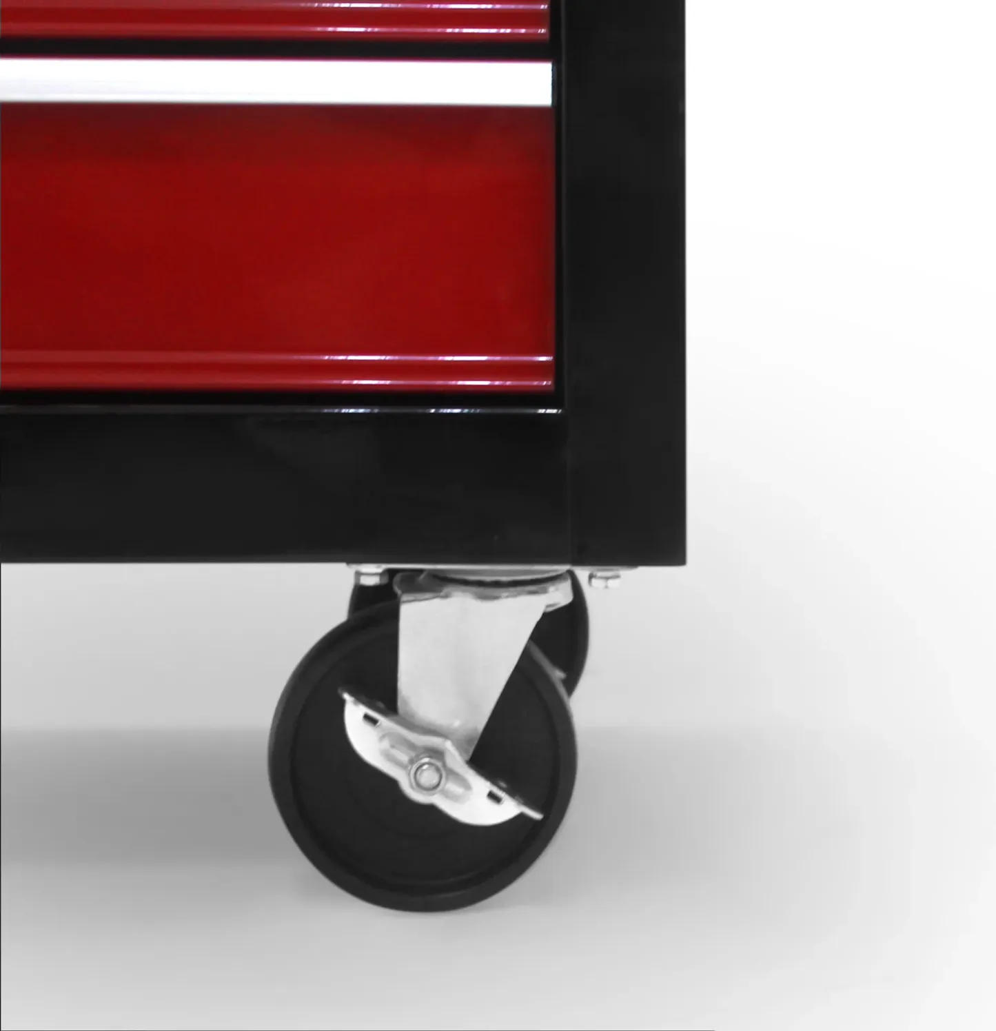 Werkzeugwagen XXL - 7 Schubladen - Rot / Schwarz