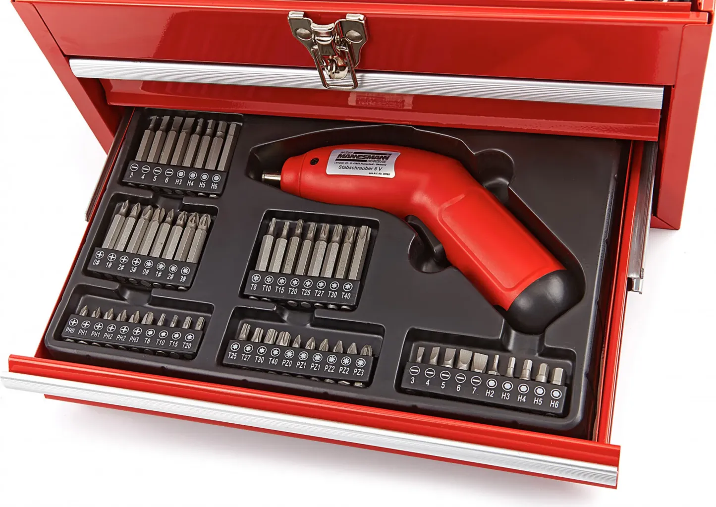 BRÜDER MANNESMANN Werkzeug-Satz 155-tlg in Werkzeugbox