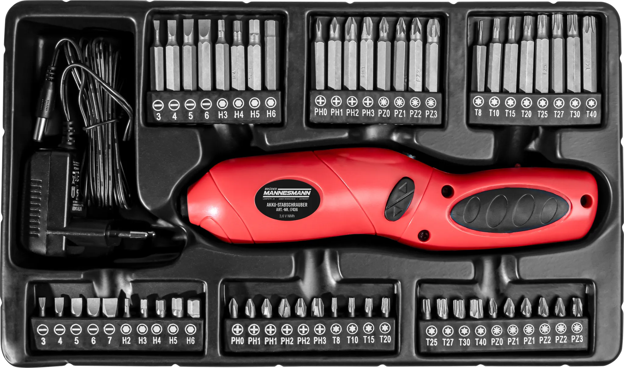 BRÜDER MANNESMANN Werkzeug-Satz 155-tlg in Werkzeugbox