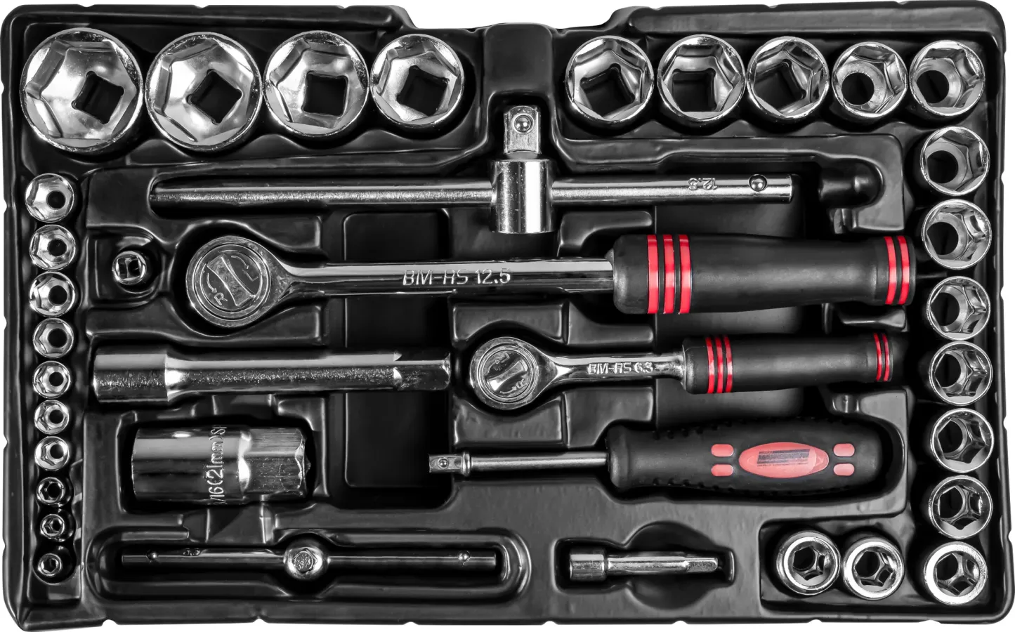 BRÜDER MANNESMANN Werkzeug-Satz 155-tlg in Werkzeugbox