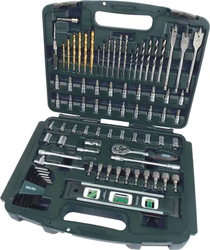 Mannesmann Werkzeugbox mit Schubladen, 163-tlg.