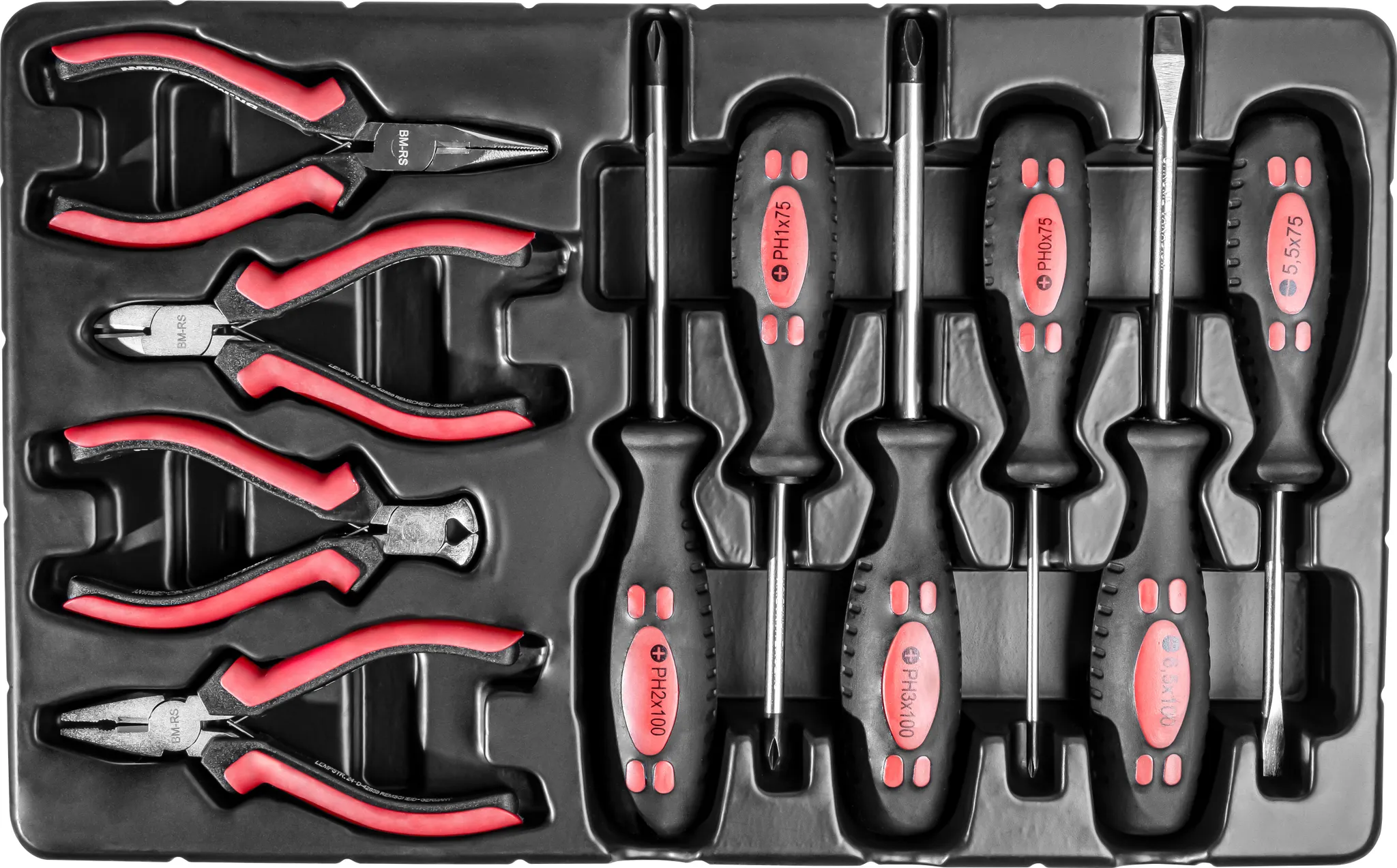 BRÜDER MANNESMANN Werkzeug-Satz 155-tlg in Werkzeugbox