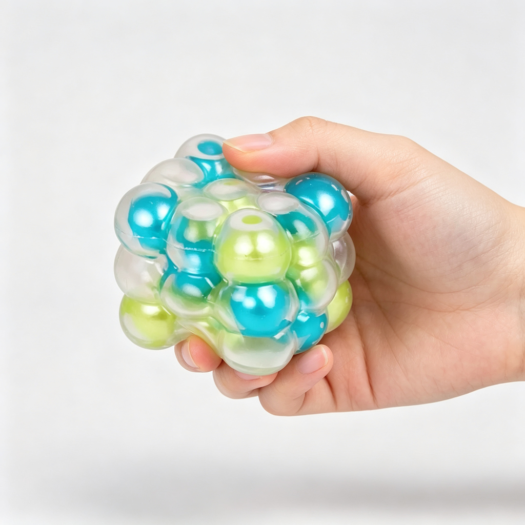 Sensory Fidget Cube: Squeaky Squishy Stress Reliever & Squeeze Toy Gift