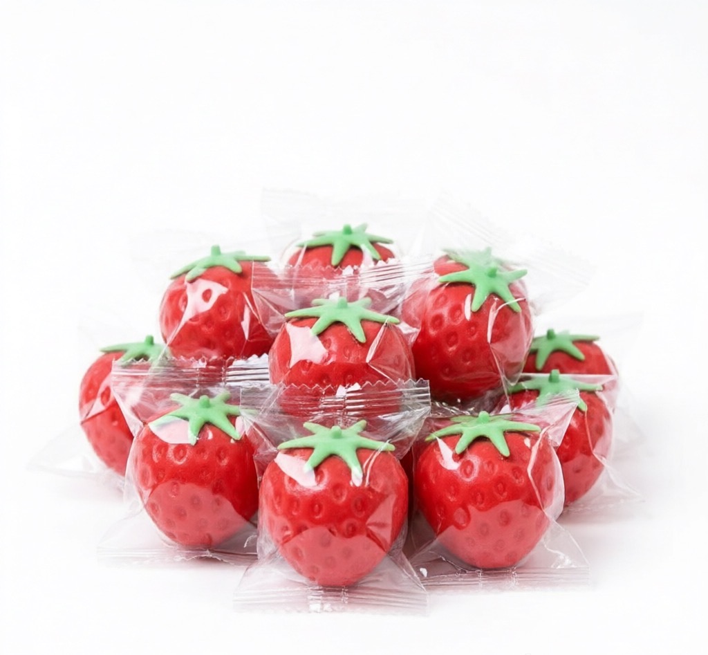 Red Strawberry Squishy Stress Relief Toy, Fruit Squeezy Squishy Toy