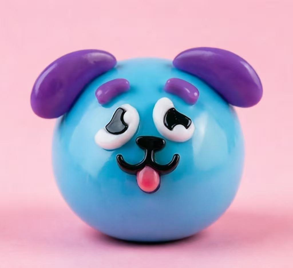 Cute Dog Face Squishy Stress Relief Toy, Soft Squishy Sensory Toy
