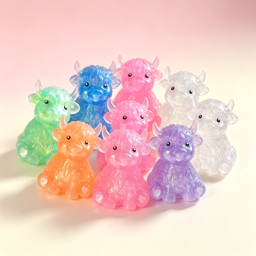 Flour Yak Squishy Toy - Maltose Texture Slow Rising Fidget, Sensory Stress Relief Gift for Kids